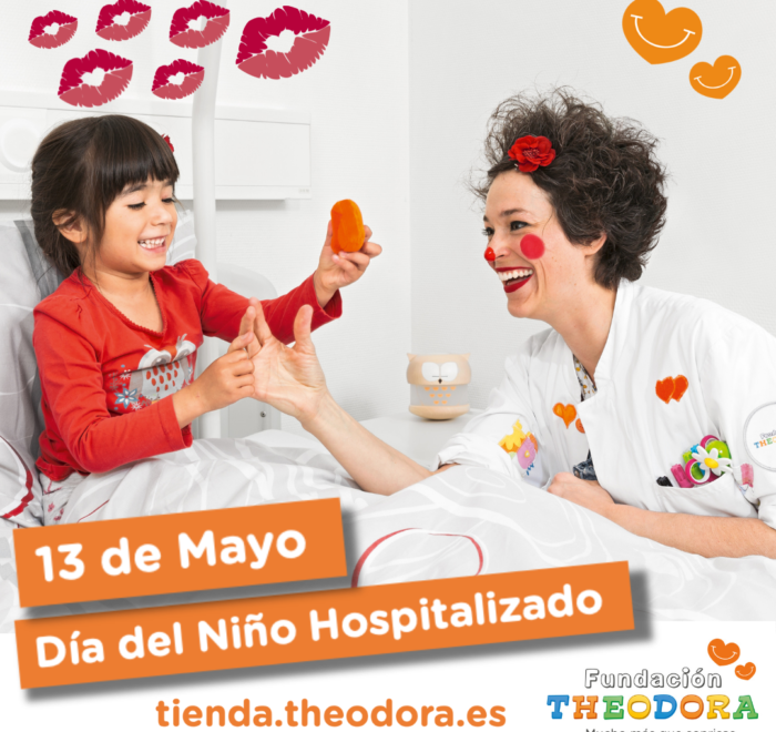 te lanzo un beso por el día de los niños hospitalizados